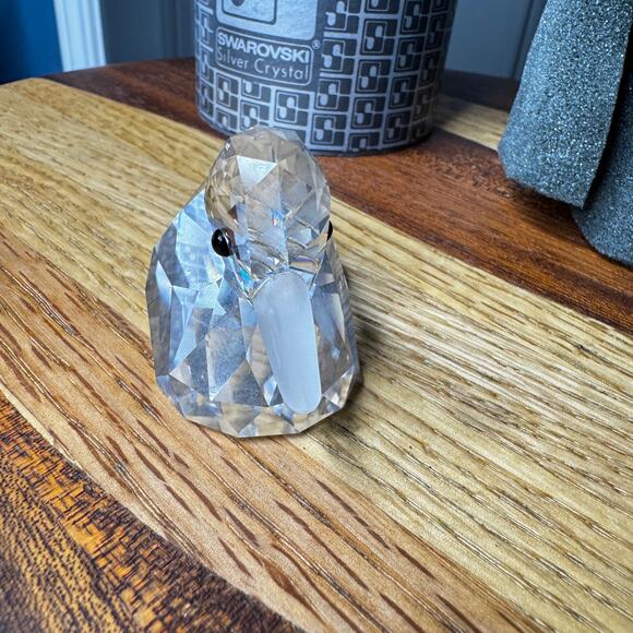 Swarovski Silver Crystal Duck 7653 NR 75 Box Figurine Mini Silver Beak Vintage - Picture 6 of 9